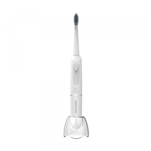 Escova Dental Elétrica Vibratória Health Pro Multilaser Branca - HC102