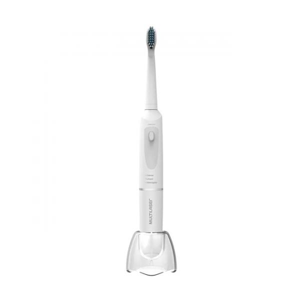 Escova Dental Elétrica Vibratória Multilaser HC102 Health Pro Branca