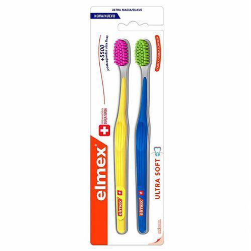 Escova Dental Elmex Ultra Soft 02 Unidades