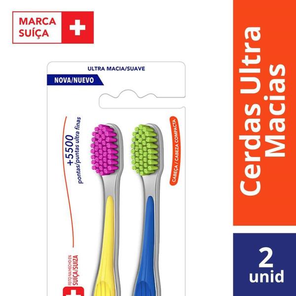 Escova Dental Elmex Ultra Soft 2 Unidades