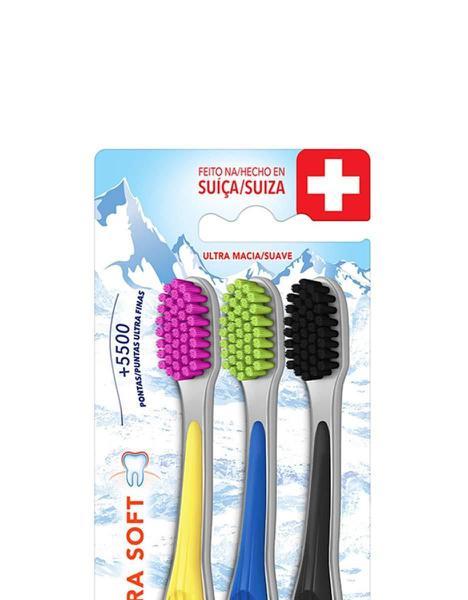 Escova Dental Elmex Ultra Soft 3 Unidades