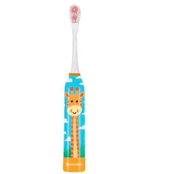 Escova Dental Infantil Eletrica Girafa Kids Health Pro - Multilaser