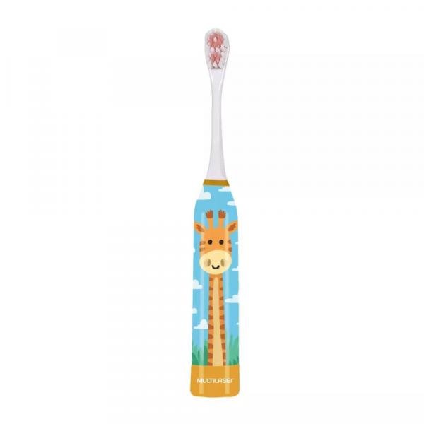 Escova Dental Infantil Girafa Kids Health Pro com 1 Refil - Multilaser