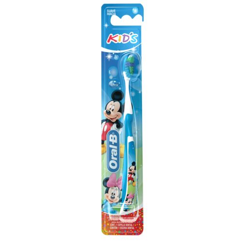 Tudo sobre 'Escova Dental Infantil Oral-b Kids Mickey Azul Macia'