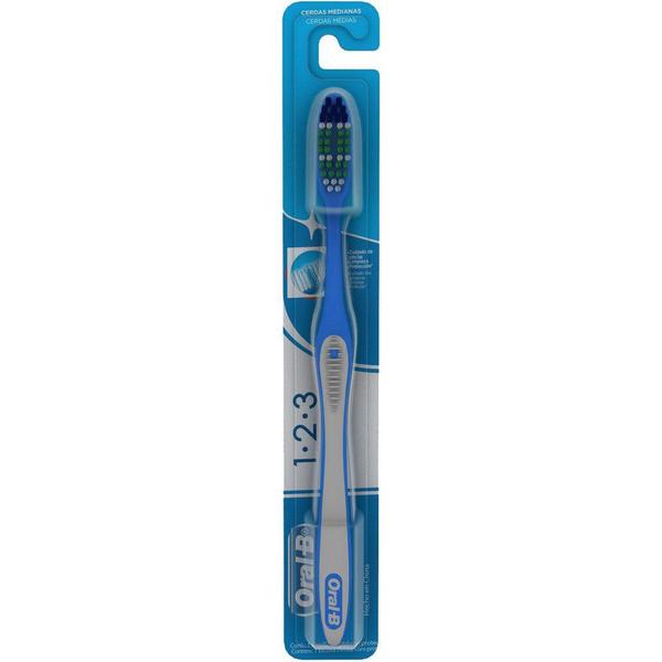 Escova Dental Oral-B 1.2.3 Limpeza Brilhante Macia 40