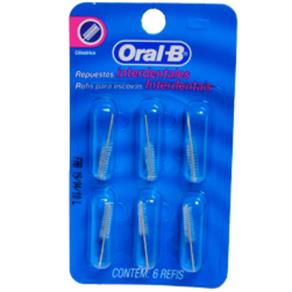 Escova Dental Oral-B Interdental Refil Cilíndrica Procter