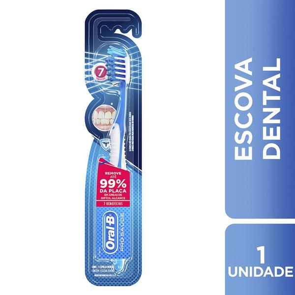 Escova Dental Oral-B Pró-Saúde 7 Beneficios Macia 40