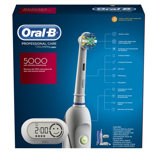 Escova Elétrica Oral-B Professional Care 5000 D34