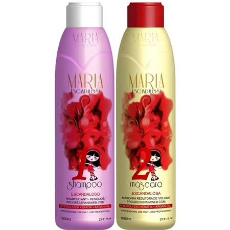 Escova Progressiva Maria Escandalosa Kit 2x1000ml