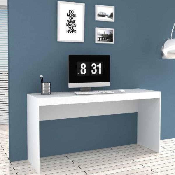 Escrivaninha HO-2902 Home Office Hecol Móveis Branco TX/Branco TX