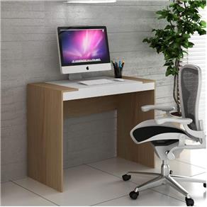 Escrivaninha HO-2901 Home Office Hecol Móveis Avelã TX/Branco TX