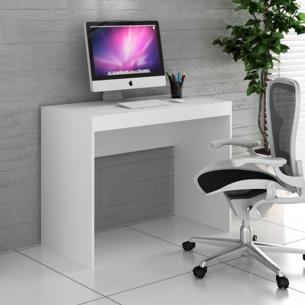 Escrivaninha HO-2901 Home Office Hecol Móveis Branco TX/Branco TX
