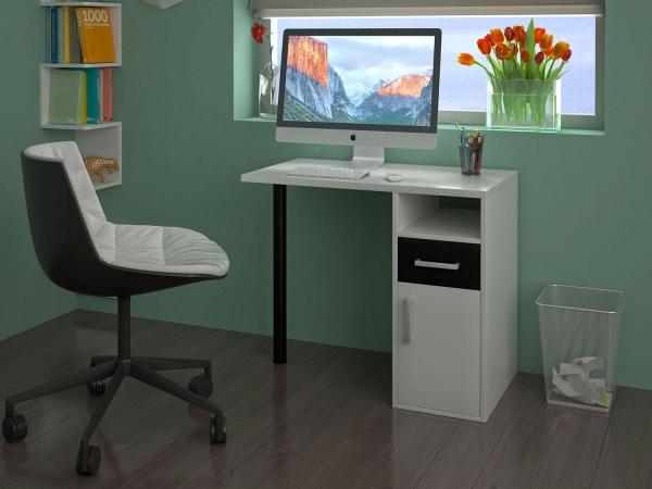 Escrivaninha/Mesa para Computador 1 Porta 1 Gaveta - Multivisão Star