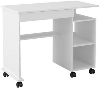 Escrivaninha Mesa para Computador C214 Branco Brilho - Dalla Costa
