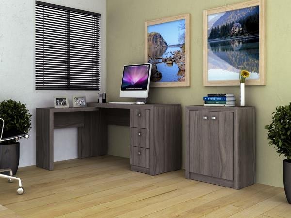 Escrivaninha/Mesa para Computador 3 Gavetas - Tecno Mobili ME 4101