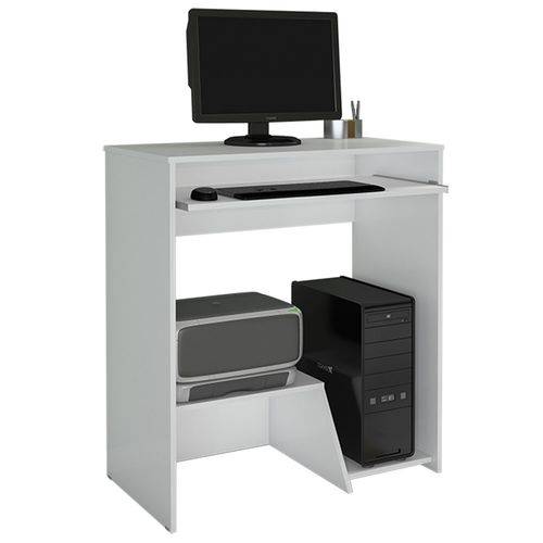 Escrivaninha Mesa para Computador Iris Branca JCM Movelaria