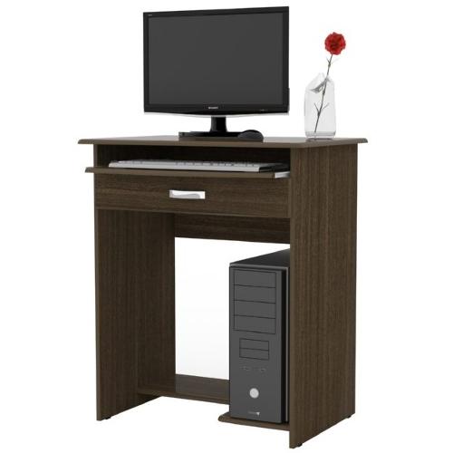 Escrivaninha / Mesa para Computador Prática C/ Gaveta - Castanho - EJ Móveis