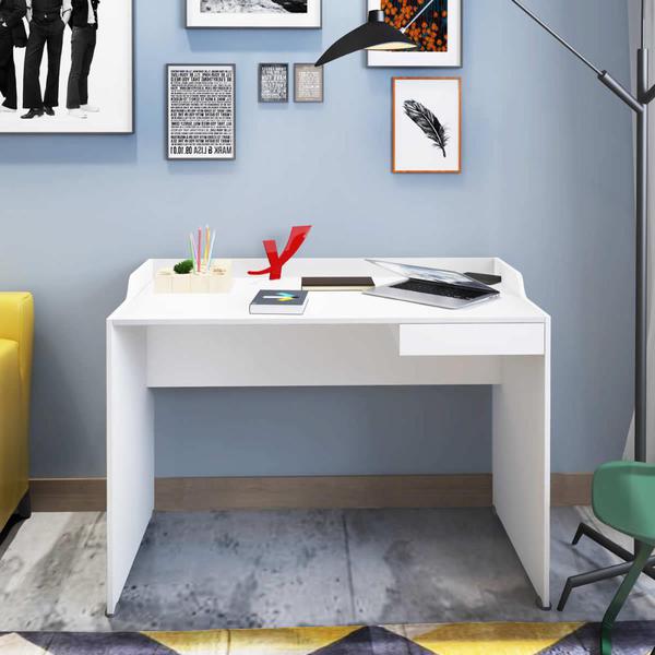 Escrivaninha/Mesa para Computador Slim - Branco - Artany