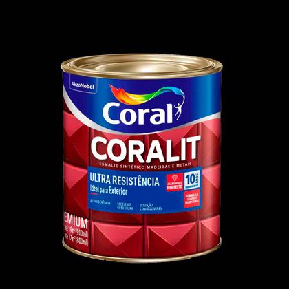 Esmalte Coralit Ultra Resistência 900ml Fosco Fosco