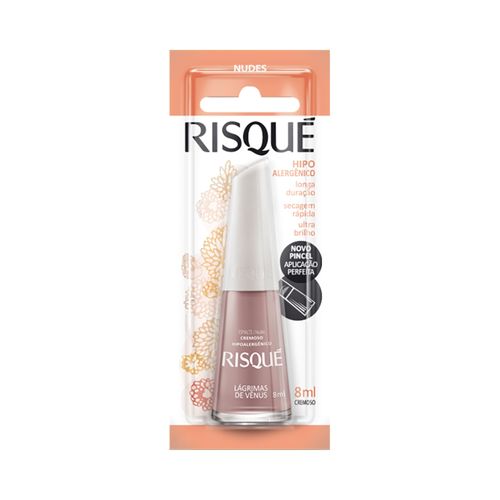 Esmalte Risqué Cremoso Lágrimas de Vênus - Blister 8Ml