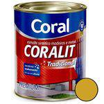 Esmalte Sintético Coralit Tradicional Auto Brilho Ouro 900ml - CORAL