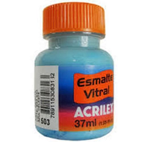 Esmalte Vitral Acrilex Azul Celeste 37ml