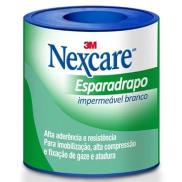 Esparadrapo Nexcare Impermeável Branco ESPAR NEXCARE IMPERMEAVEL 25X0,9