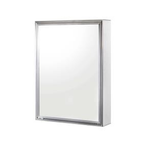 Espelheira de Sobrepor Cristal 1105-3 - BRANCO