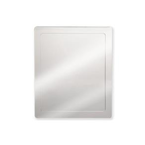 Espelheira em Aço Inox 40x50cm - PRATA