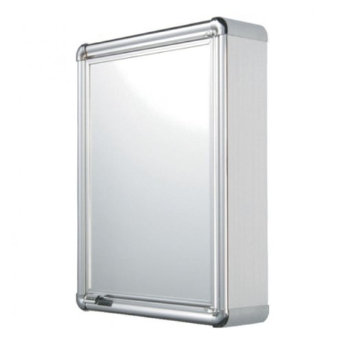 Espelheira para Banheiro 1 Porta 35cmx45cm Astra Cromado