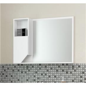Espelheira para Banheiro Girassol 80 - Branco - Cozimax - BRANCO