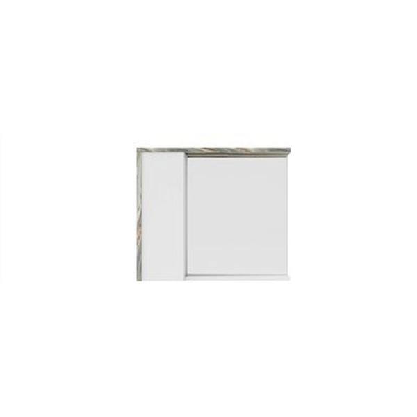 Espelheira para Banheiro Leo Petra/Branco 0,60cm - Cerocha