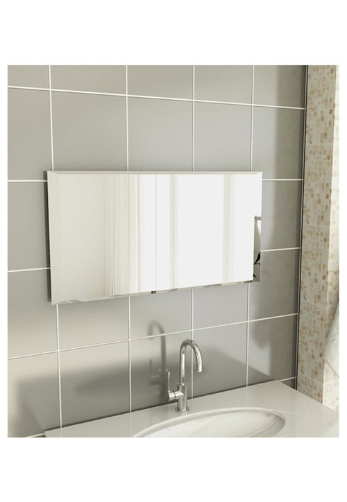 Espelheira para Banheiro Modelo 28 40cm Branca Tomdo