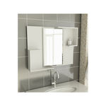 Espelheira para Banheiro Modelo 23 80 Cm Branca Tomdo