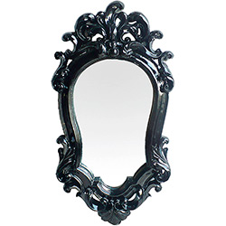 Espelho Cd0069A (75x39x4cm) Resina Preto - BTC
