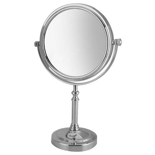 Espelho com Aumento de Mesa Dupla Face 32 Cm