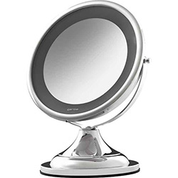 Espelho Cosmético de Mesa com Iluminação e Lente Aumento - Gardie Classic Lux - CrysBel