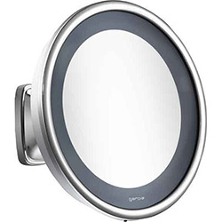 Espelho Cosmético de Parede com Iluminação e Lente de Aumento - Gardie Visage Lux - CrysBel