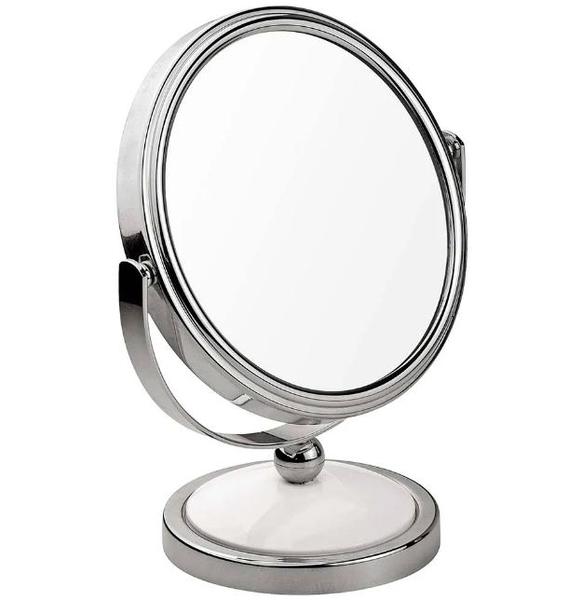 Espelho de Aumento Dupla Face Classic 8483 Mor