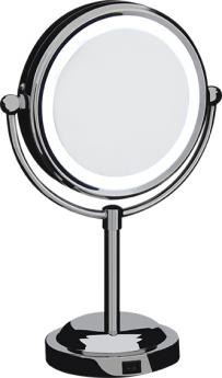 Espelho de Aumento Dupla Face com Led - Mor