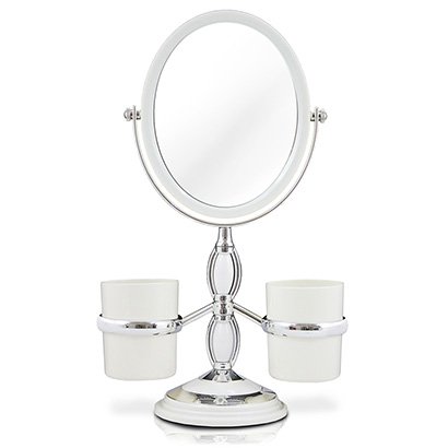 Espelho de Bancada C/ Suportes Laterais Jacki Design