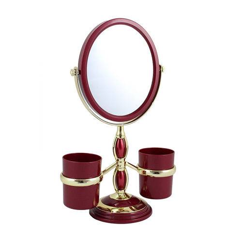 Espelho de Bancada C/ Suportes Laterais