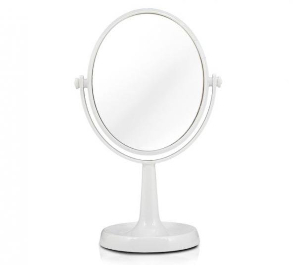 Espelho de Bancada Dupla Face - Branco - Jacki Design
