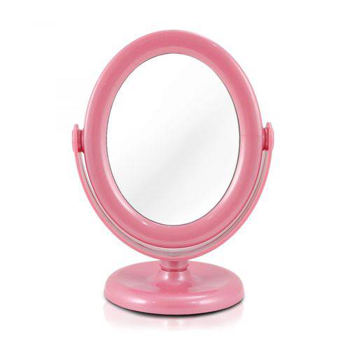 Espelho de Bancada Dupla Face - Rosa - Pp