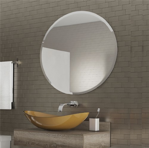Espelho de Banheiro Comfort Zone Redondo 70x70cm Sphere Sensea