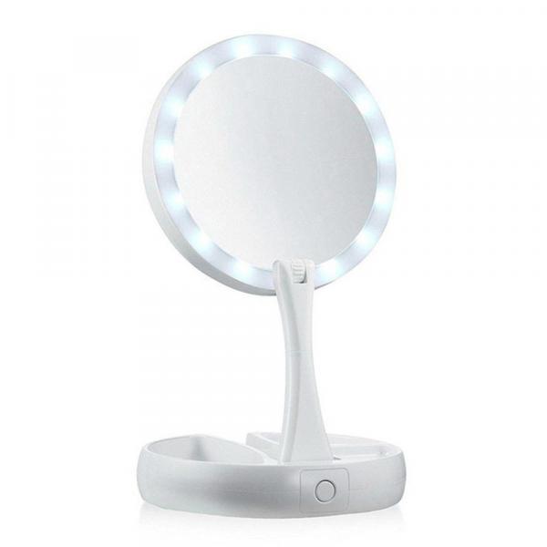 Espelho de LED Maquiagem Camarim Portátil Grande Regulagem - Jojo