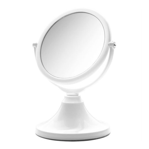 Espelho de Mesa Jolie Branco Dupla Face Modelo 10318 Branco