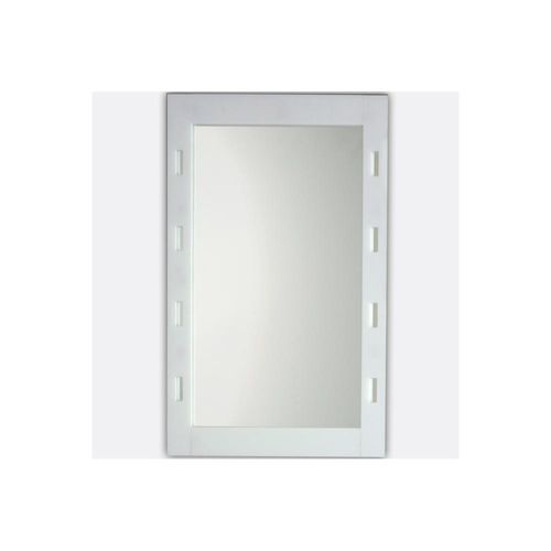 Espelho de Parede com Moldura Vazada 60x45cm Branco