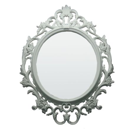 Tudo sobre 'Espelho Decorativo 02 - Branco - 57x82x3cm'