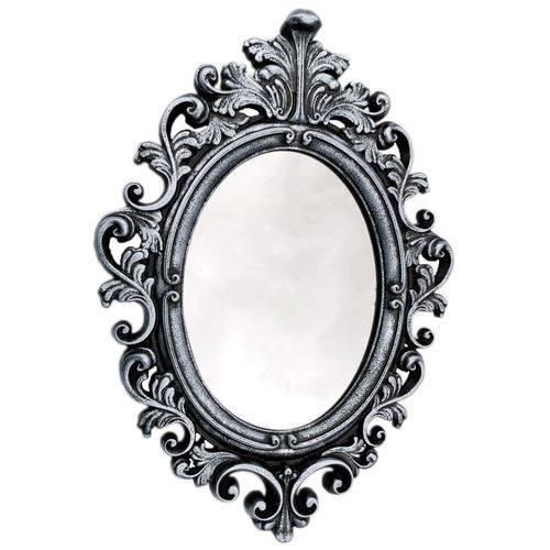 Espelho Decorativo Barrock Prata Envelhecida